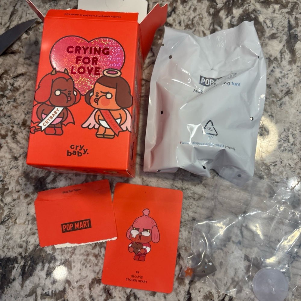 Pop Mart Crying For Love confirmed Stolen Heart